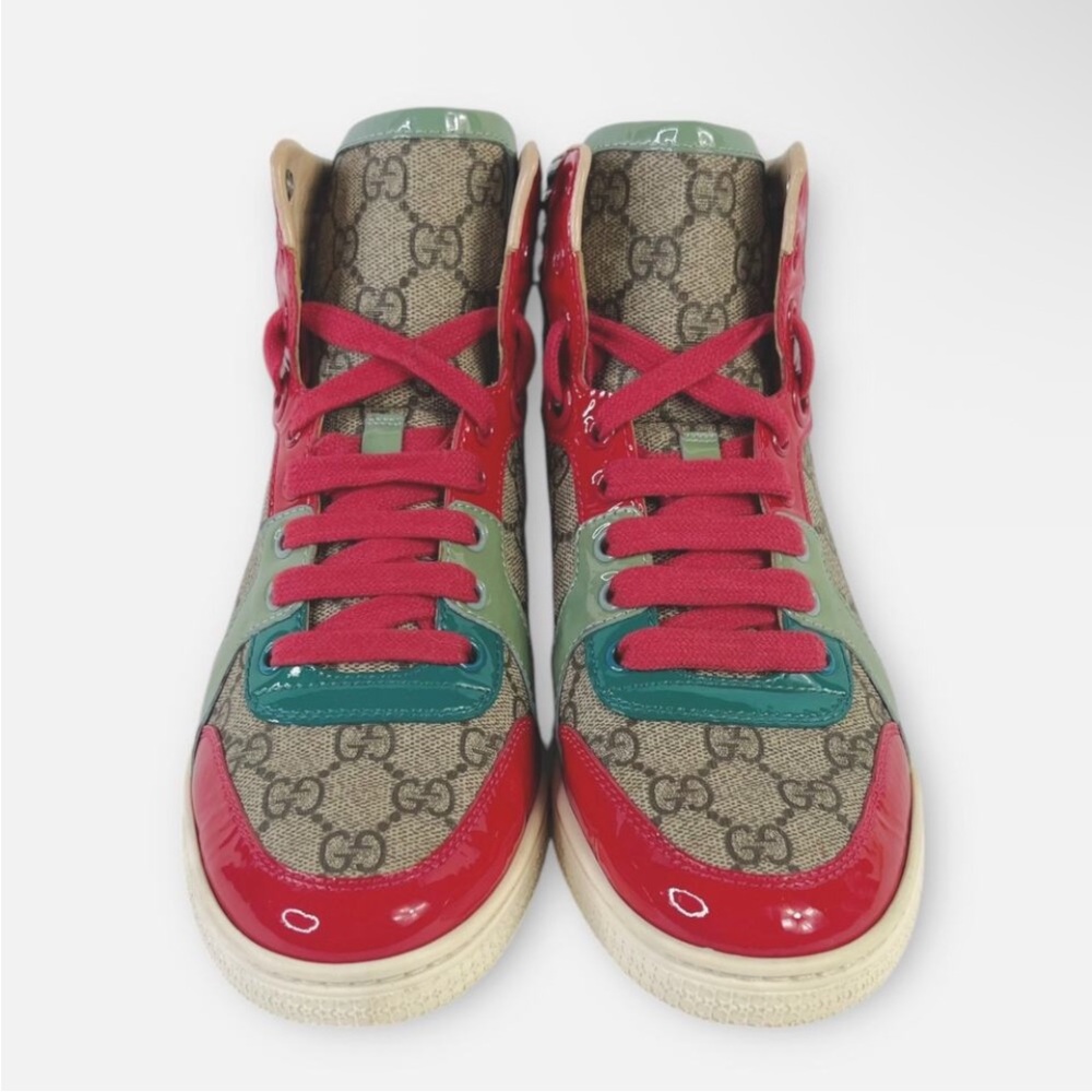 Gucci High-Tops with Red and Green Highlights - Picture 4 of 15